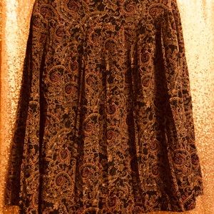 Vintage paisley skirt